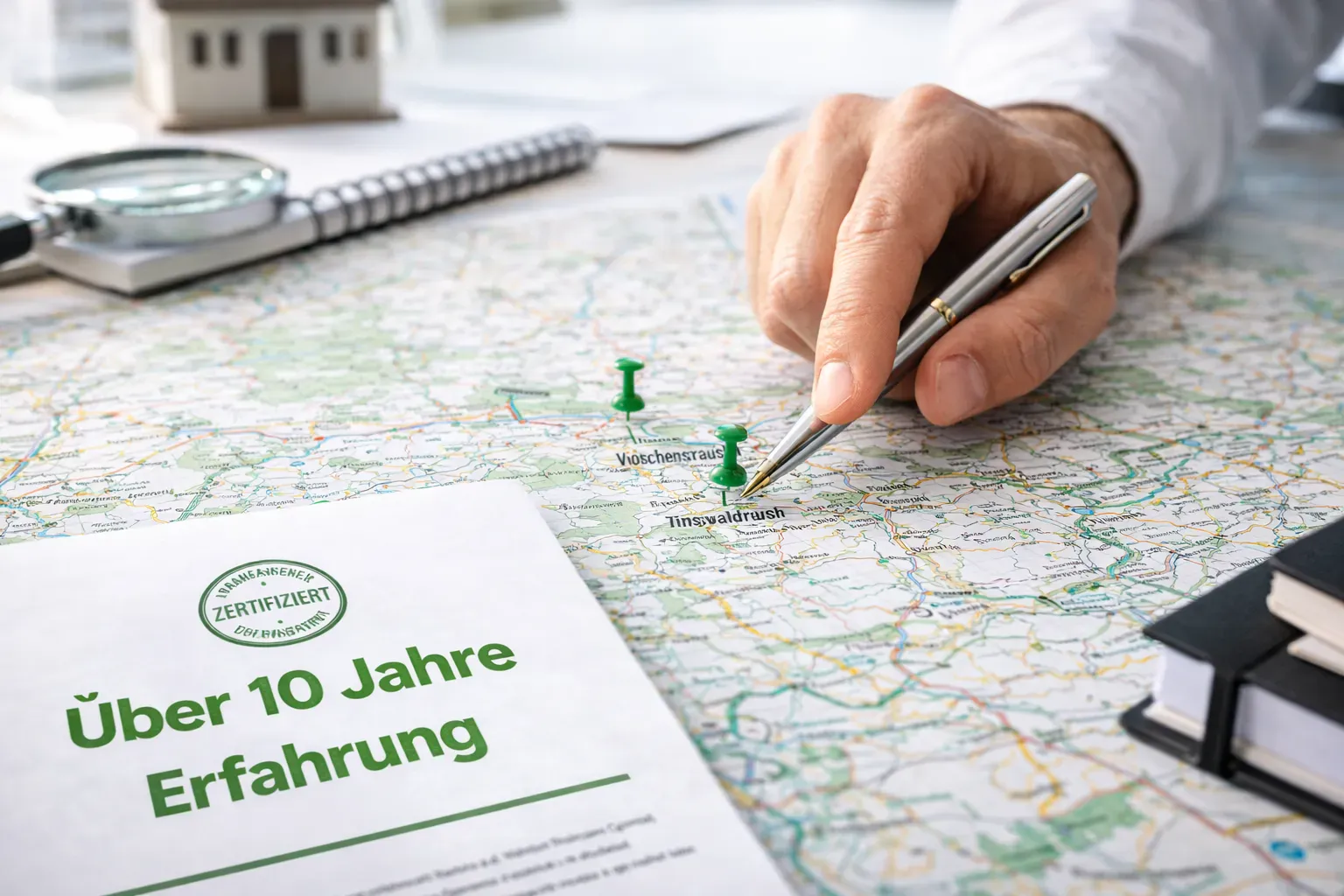 Sachverständiger bei der Arbeit